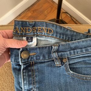 Lands End straight cut jeans size 12